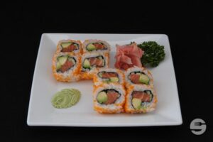 Uramaki poulet teriyaki
