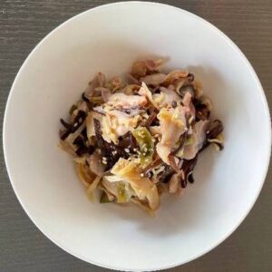 Salade de poulpe et gingembre